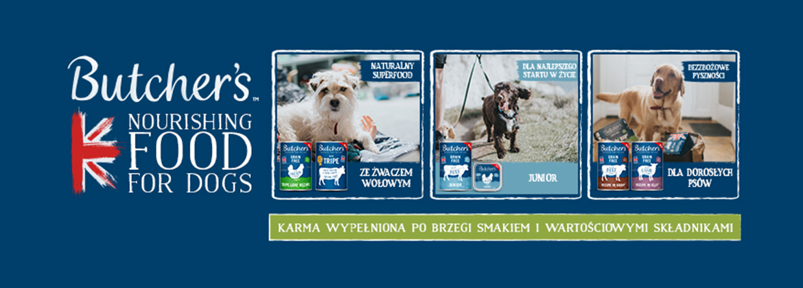 Odżywcza karma Butchers dla psów